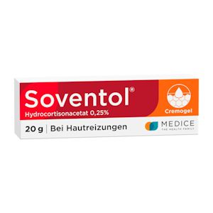 SOVENTOL Hydrocortisonacetat 0,25% Creme